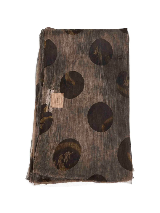 brown scarves,front view