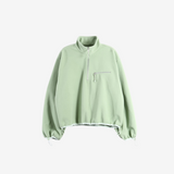 Green jacket, front view