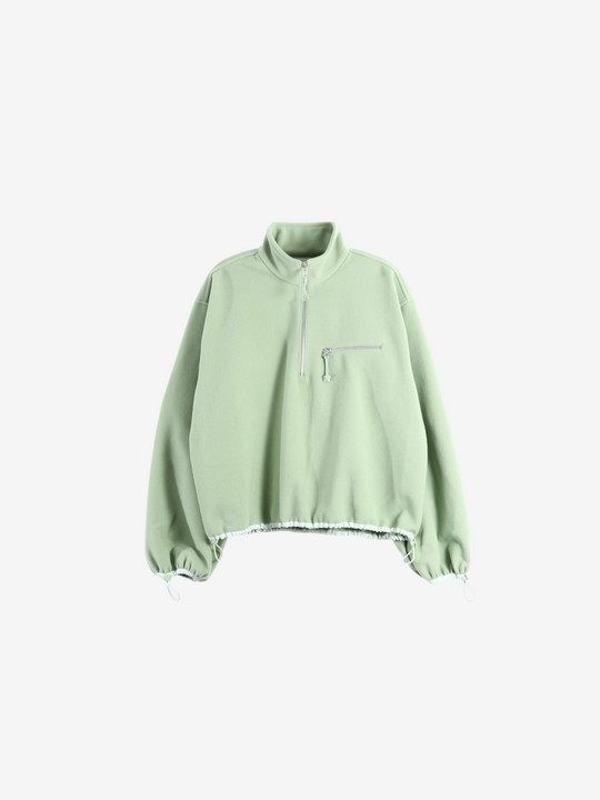 Green jacket, front view