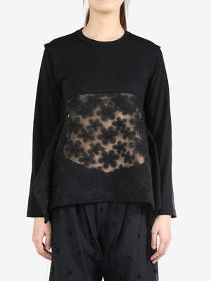 TAO COMME DES GARCONS - Women Lace Panel Shirts