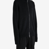 Black knitwear, full body view