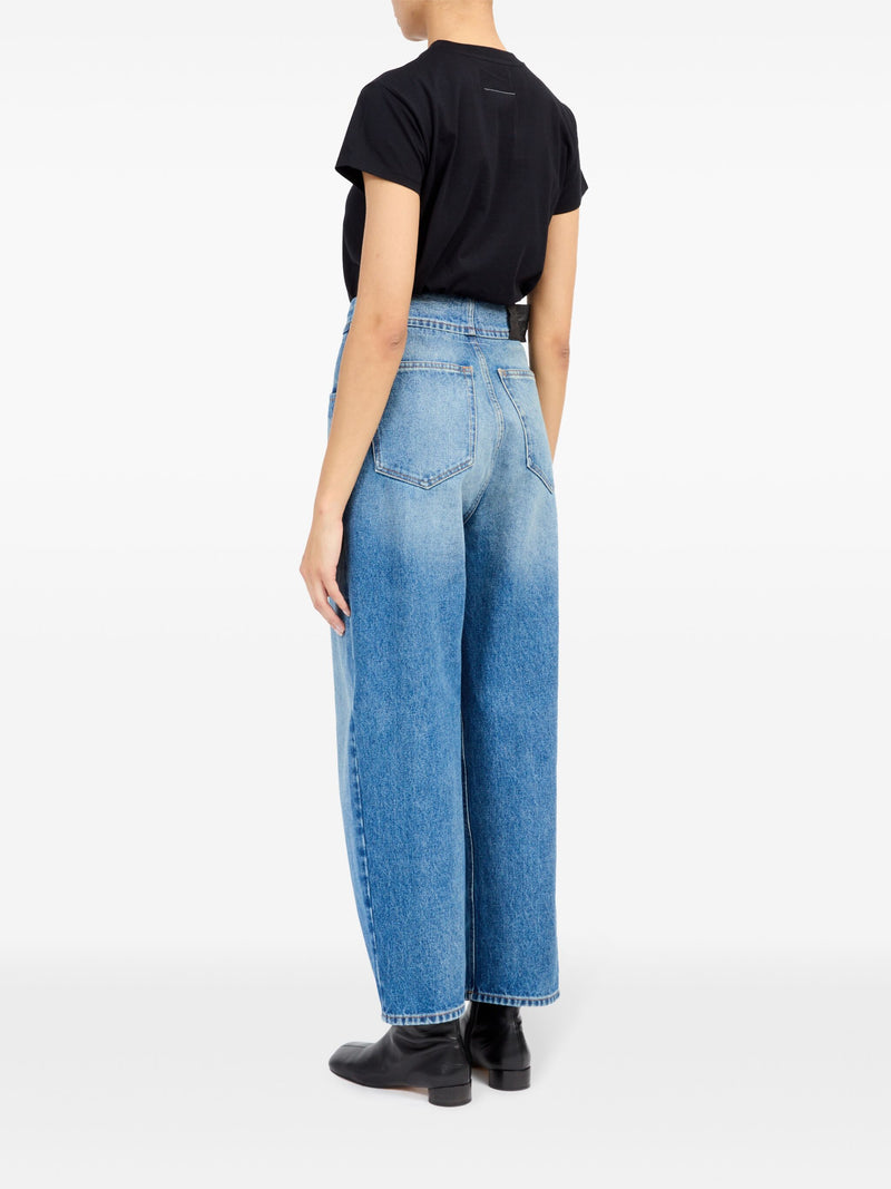 MM6 Maison Margiela - Women Blue Denim Trouser