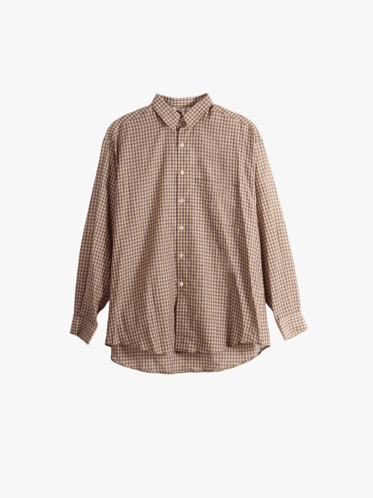 Brown shirt, front view