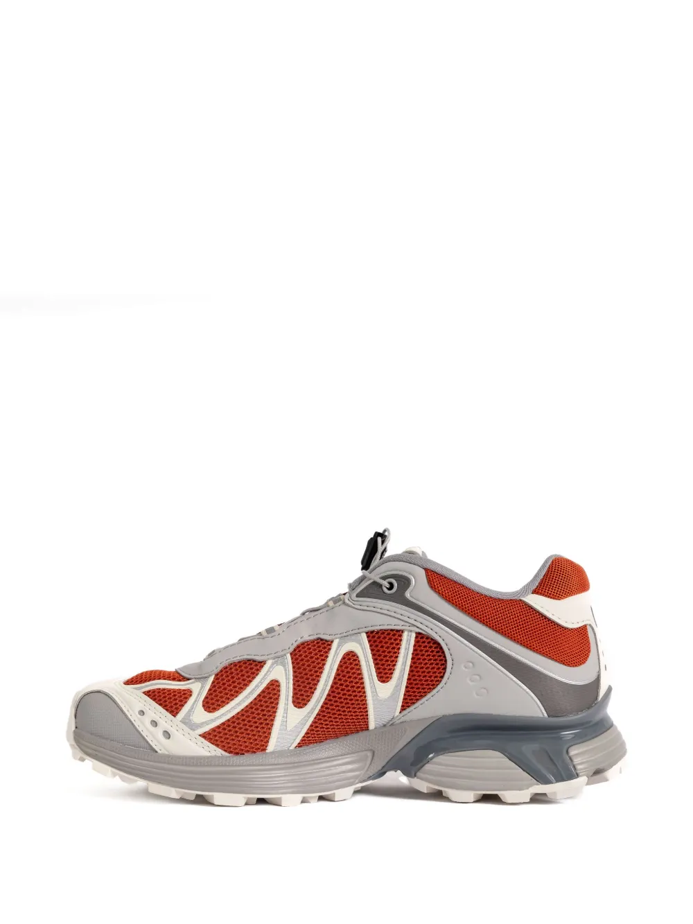 Red sneakers, front view