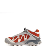 Red sneakers, front view