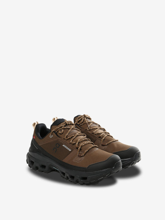 brown sneakers, side view