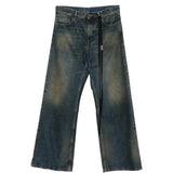 Blue pants, front view