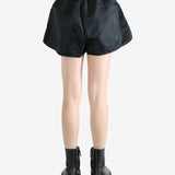 Black shorts worn by a person, showing the short's fit