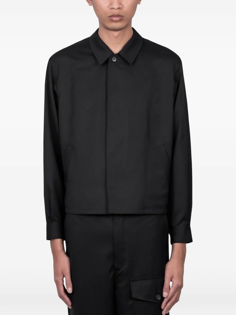 Black jackets, front view