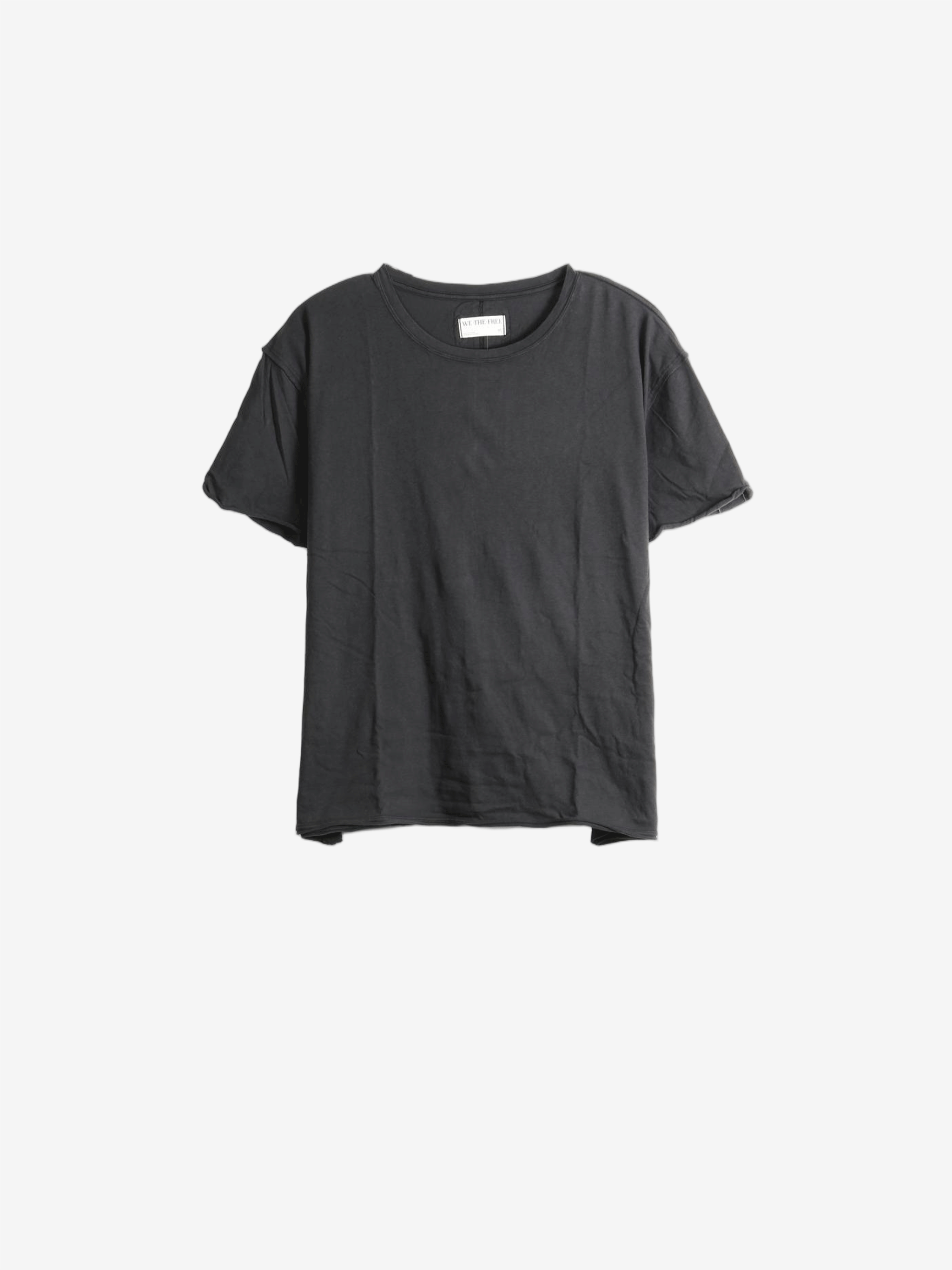 Black t-shirt, front view