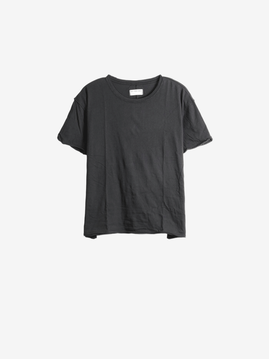 Black t-shirt, front view