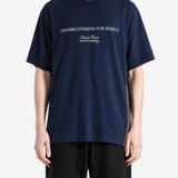 Navy t-shirt, full body view