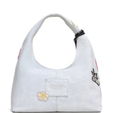 White bag, back view