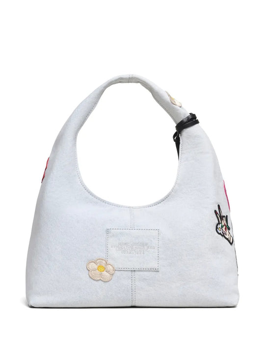 White bag, back view