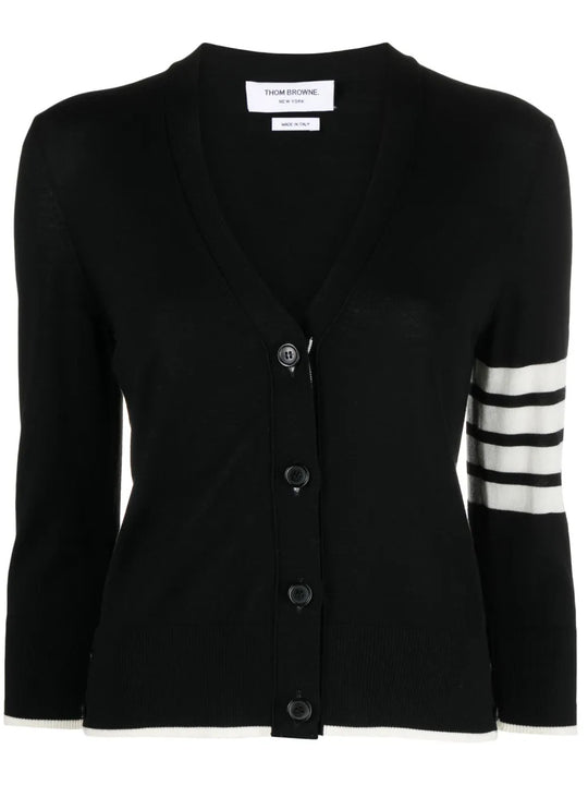 Black knitwear, front view