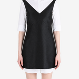 Black dress, full body view