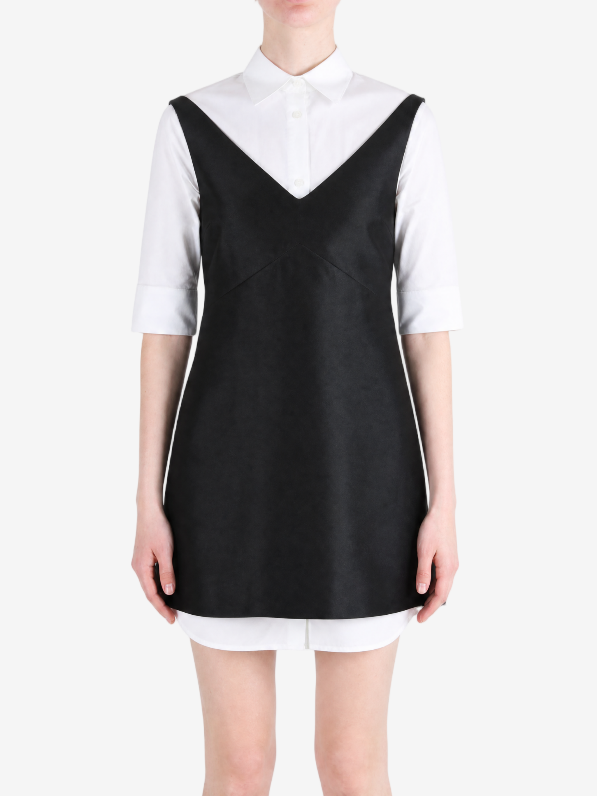 Black dress, full body view