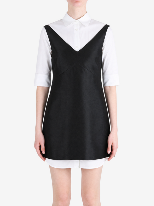 Black dress, full body view