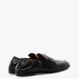 Black shoes, back view