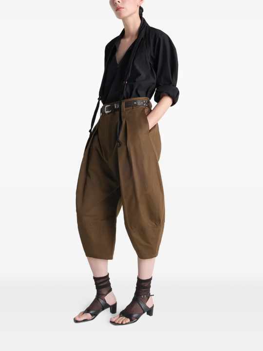 Black top, full body view