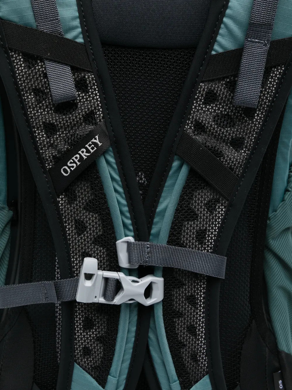 Close up of Green bag, showing detail