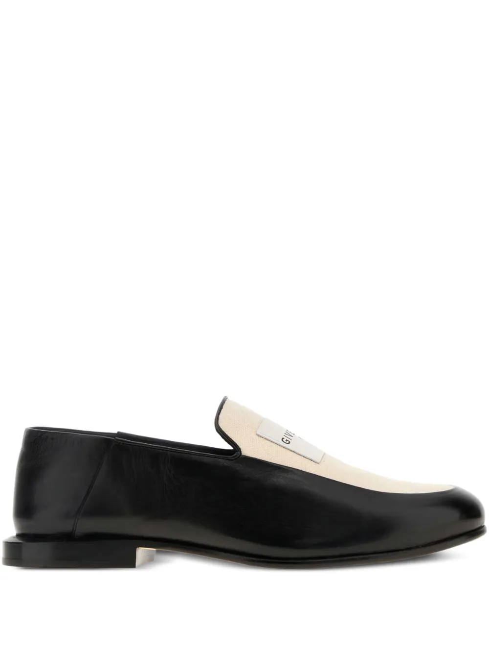 Black loafer,front view