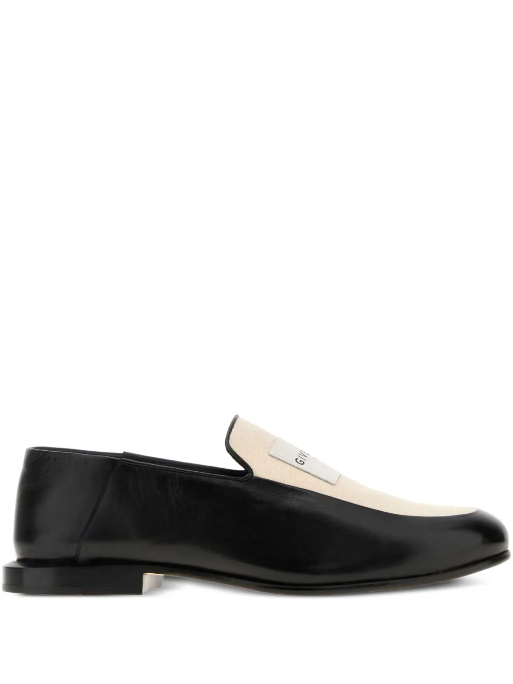 Black loafer,front view