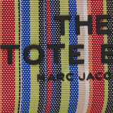 Close up of red bag, showing texture of the cotton fabric