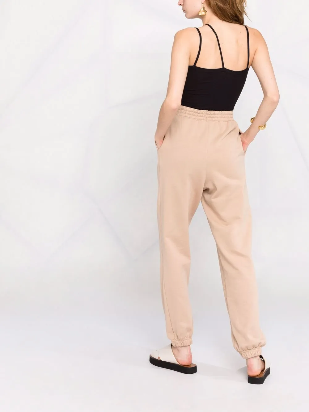 Black top, full body view