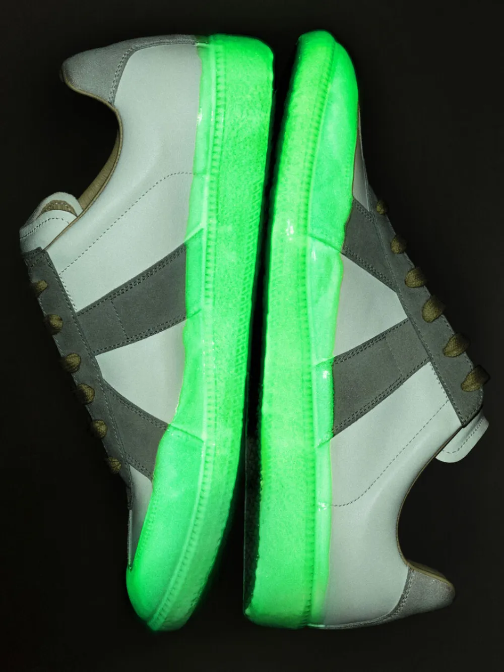 White sneakers, side view