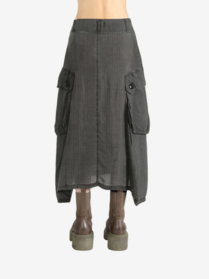 Y'S - Women Cotton Cargo Skirt