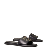Black sandals, side view