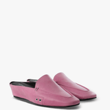 Pink shoes, front view
