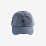 Blue hat, front view
