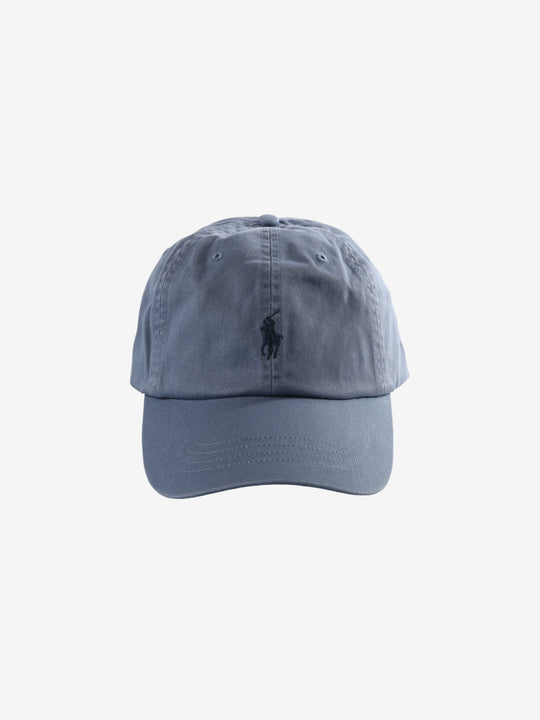 Blue hat, front view