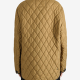 Tan jacket, full body view