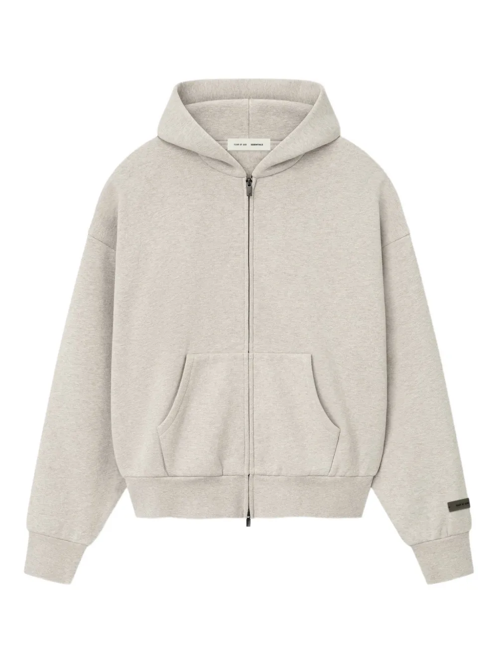 FEAR OF GOD ESSENTIALS - Men Classic Fit Fleece Zip-Up