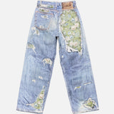 Blue jeans, front view
