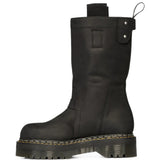 Black boots, side view