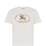 White t-shirt, front view