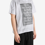 White t-shirt, full body view