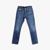 Blue jeans, front view