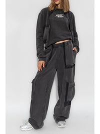 T BY ALEXANDER WANG - Women Shadow Pocket Cargo Sweatpant