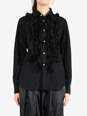 COMME DES GARCONS COMME DES GARCONS - Women Pleated Embellished Blouse