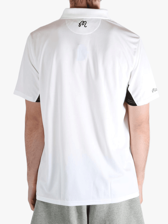 White t-shirts worn by a person, showing the t-shirts fit