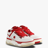 Red shoes, front view