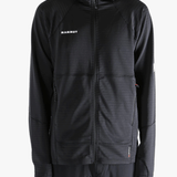 Black jacket worn by a person, showing the jacket's fit