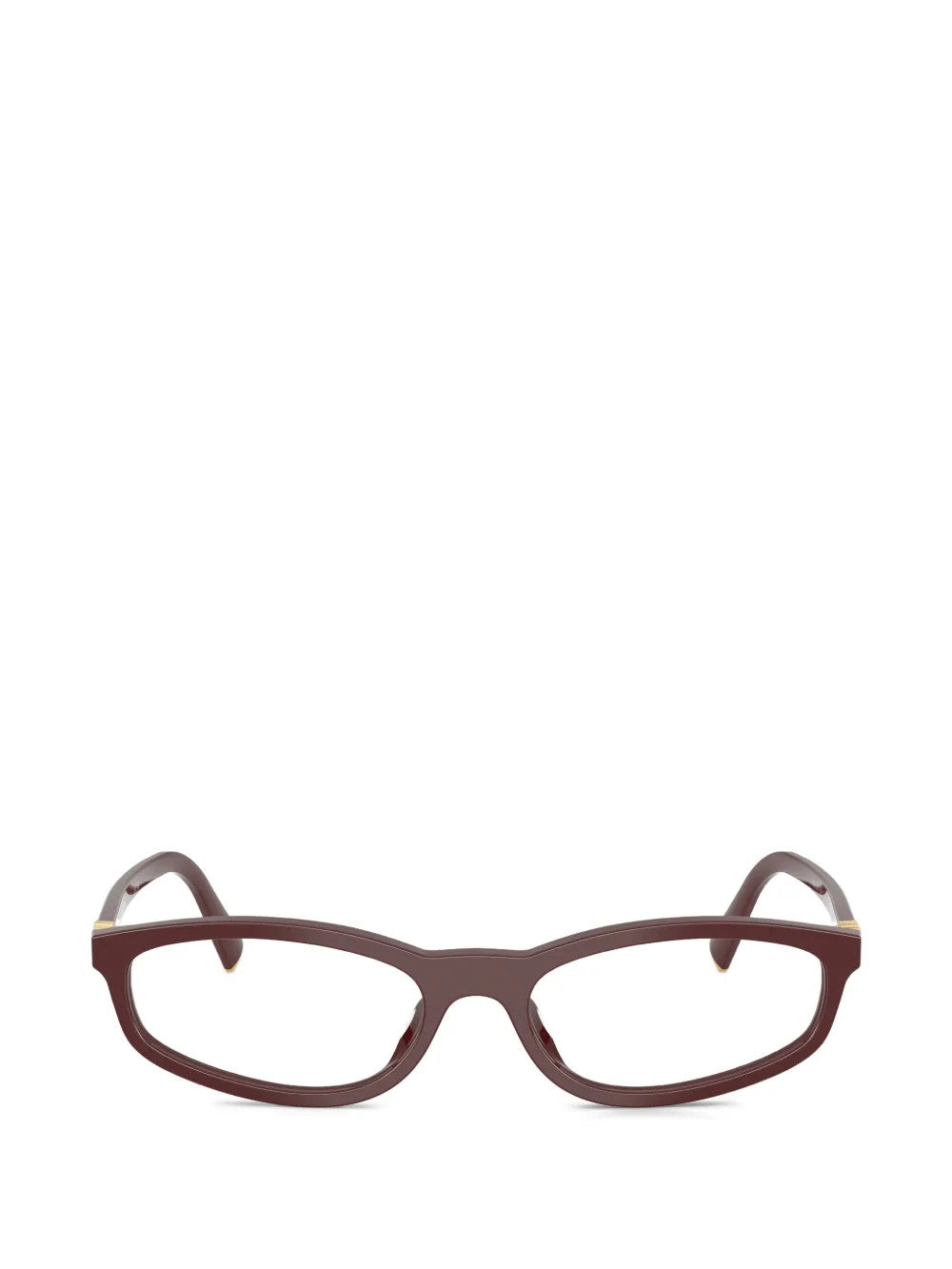 Brown eyewear, front view