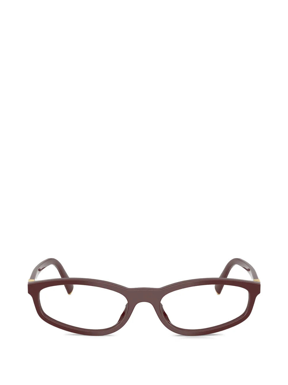 Brown eyewear, front view