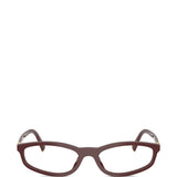 Brown eyewear, front view